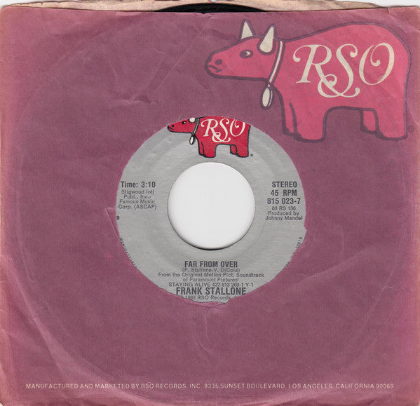 Frank Stallone : Far From Over (7", Styrene, Bes)