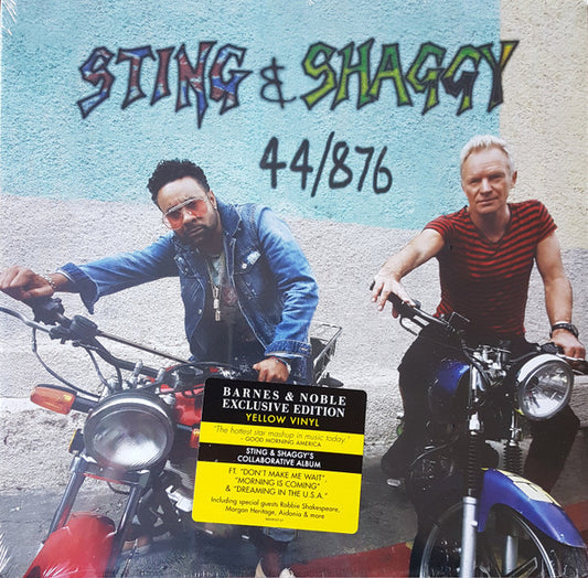 Sting & Shaggy : 44/876 (LP, Album, Yel)