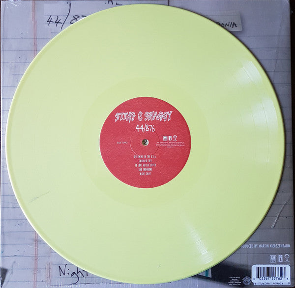 Sting & Shaggy : 44/876 (LP, Album, Yel)