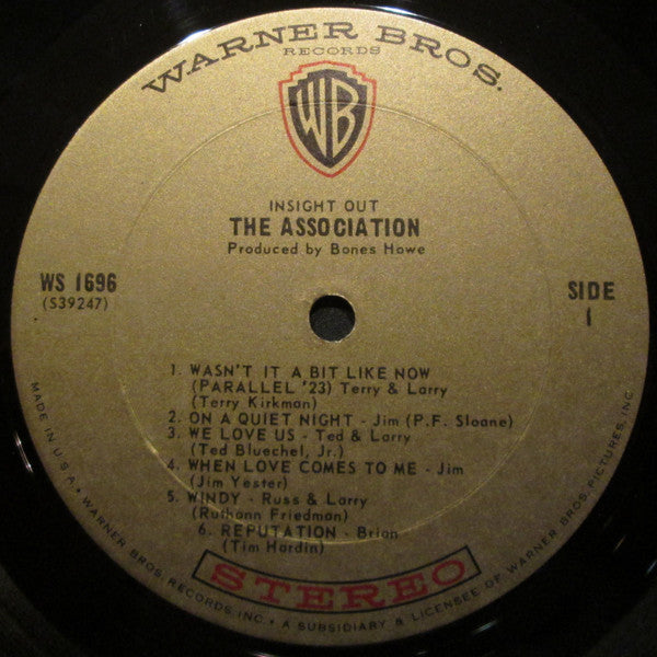 The Association (2) : Insight Out (LP, Album, Pla)
