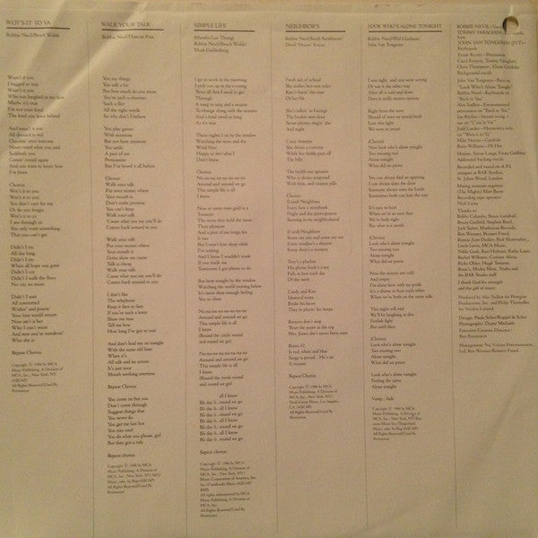 Robbie Nevil : Robbie Nevil (LP, Album, Spe)