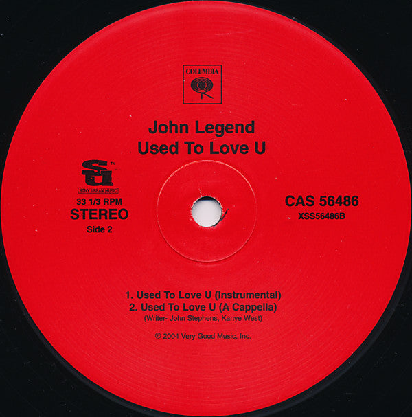 John Legend : Used To Love U (12")