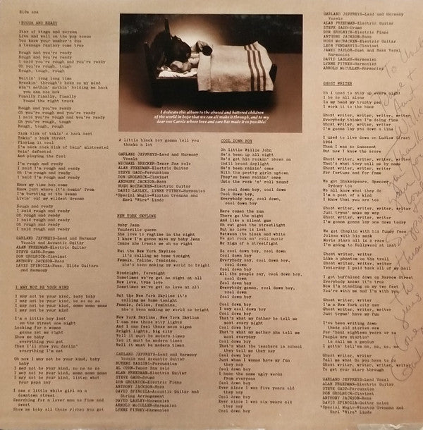 Garland Jeffreys : Ghost Writer (LP, Album, Pit)