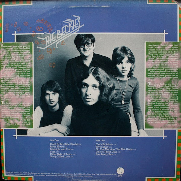 The Beckies : The Beckies (LP, Album)