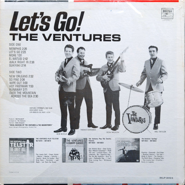 The Ventures : Let's Go! (LP, Album, Mono, Hol)