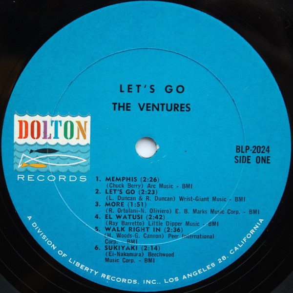 The Ventures : Let's Go! (LP, Album, Mono, Hol)