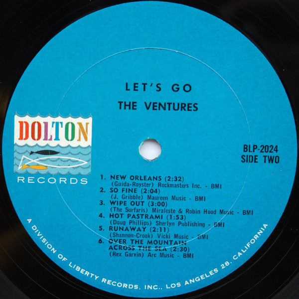 The Ventures : Let's Go! (LP, Album, Mono, Hol)