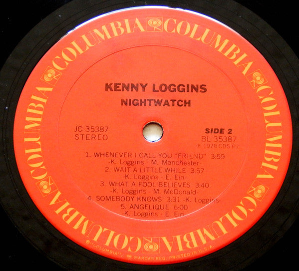 Kenny Loggins : Nightwatch (LP, Album)