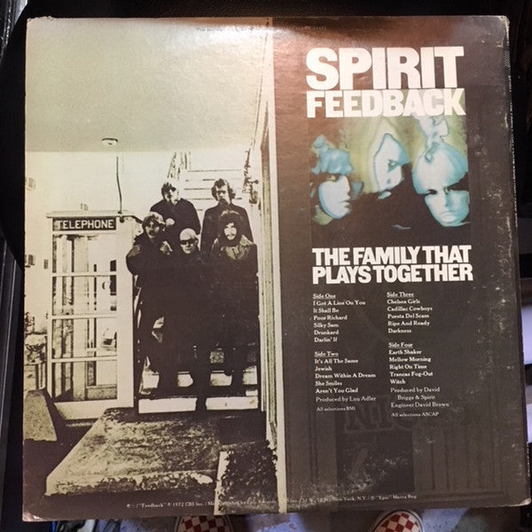 Spirit (8) : The Family That Plays Together / Feedback (2xLP, Comp, RE, Ter)
