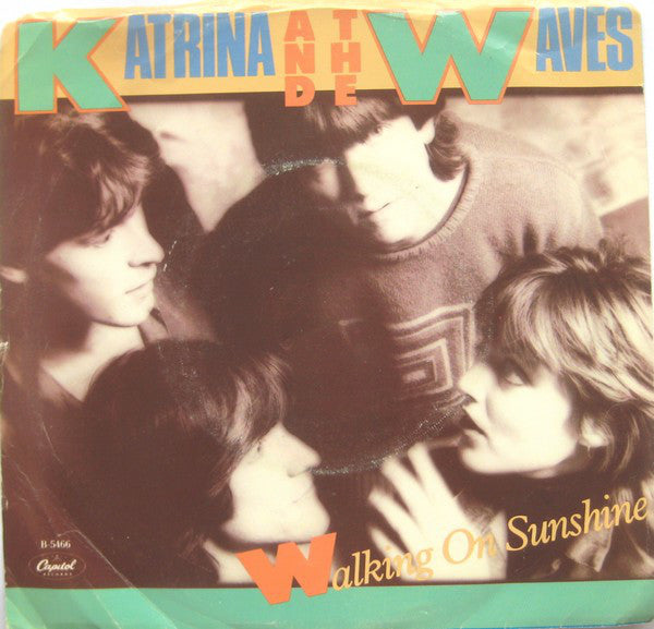 Katrina And The Waves : Walking On Sunshine (7", Single, Jac)