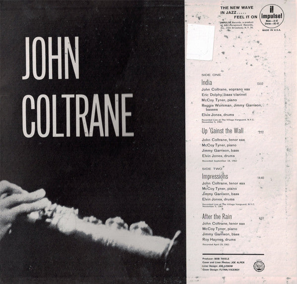 John Coltrane : Impressions (LP, Album, Gat)