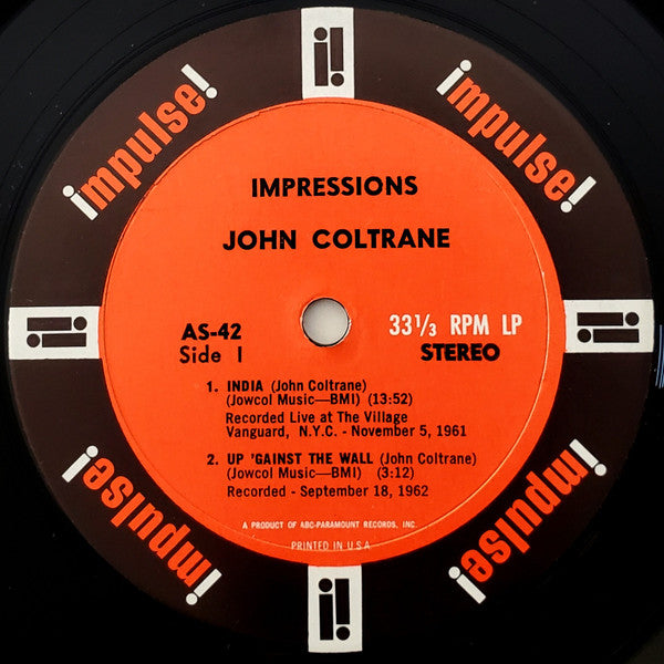 John Coltrane : Impressions (LP, Album, Gat)