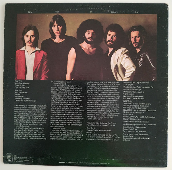 Boston : Boston (LP, Album)