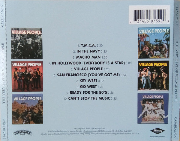Village People : The Very Best Of Village People (CD, Comp, RE, RM)