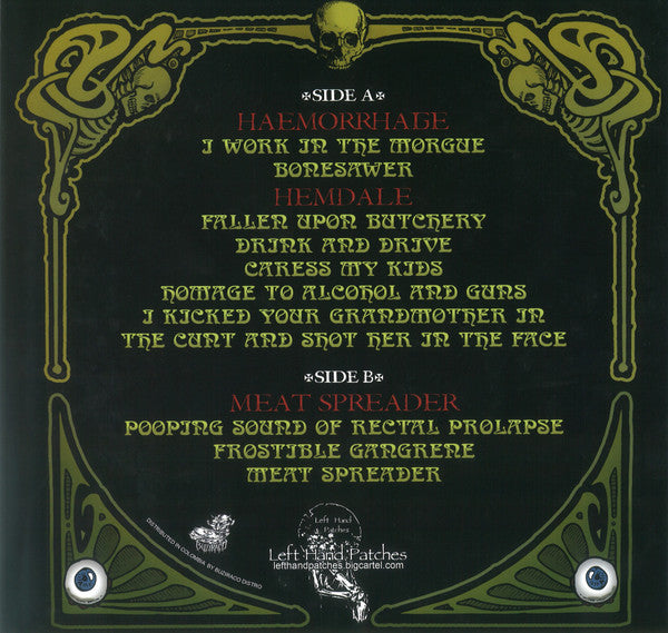 Haemorrhage / Hemdale / Meat Spreader : Fallen In Gore (LP, Ltd, Red)
