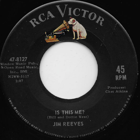Jim Reeves : Is This Me? (7", Single)