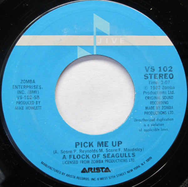 A Flock Of Seagulls : I Ran (So Far Away) (7", Single, Styrene, Ter)