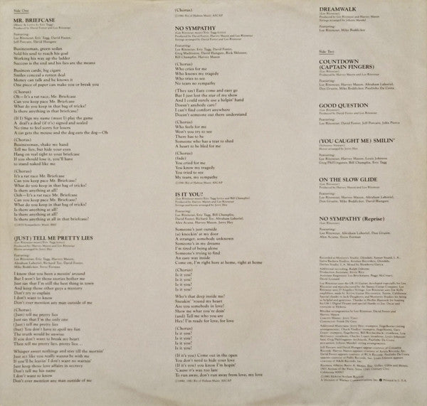 Lee Ritenour : Rit (LP, Album, SP )