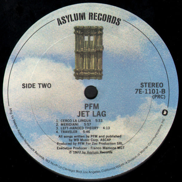 PFM* : Jet Lag (LP, Album, PRC)