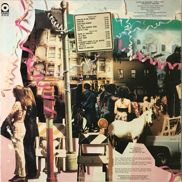 Black Oak Arkansas : Street Party (LP, Album, PRC)