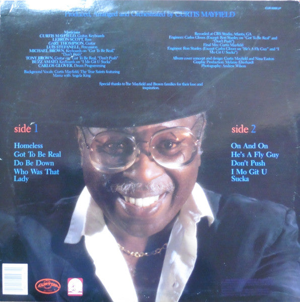 Curtis Mayfield : Take It To The Streets (LP, Album)