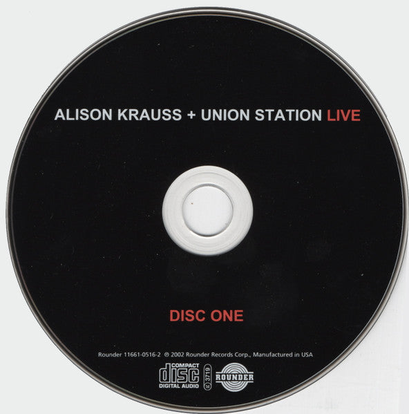 Alison Krauss + Union Station* : Live (2xCD, Album, RE)