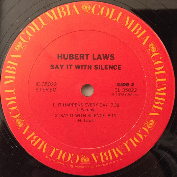 Hubert Laws : Say It With Silence (LP, Album, Ter)