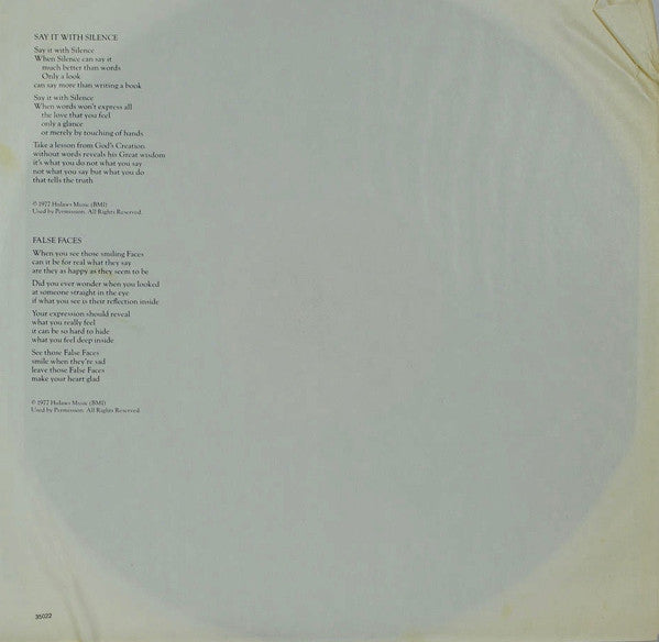 Hubert Laws : Say It With Silence (LP, Album, Ter)