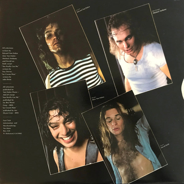 Van Halen : Van Halen (LP, Album, RE, RP, Jac)