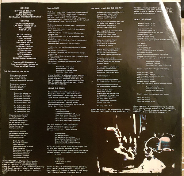 Peter Gabriel : Security (LP, Album, All)