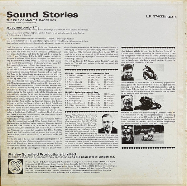 Murray Walker : The Isle Of Man T.T. Races 1965 (LP)