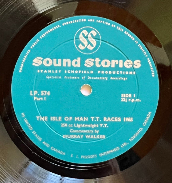 Murray Walker : The Isle Of Man T.T. Races 1965 (LP)