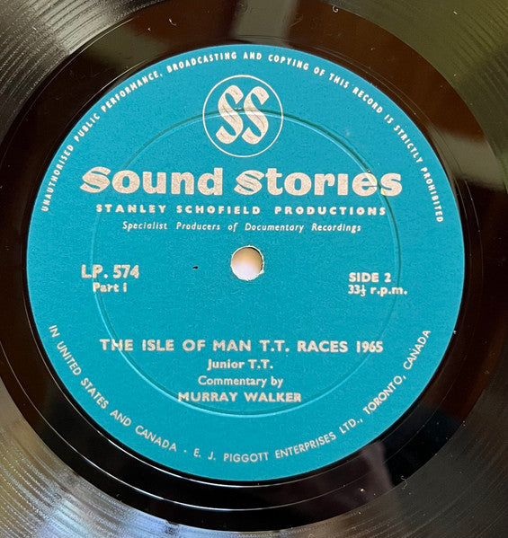 Murray Walker : The Isle Of Man T.T. Races 1965 (LP)