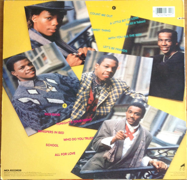 New Edition : All For Love (LP, Album)