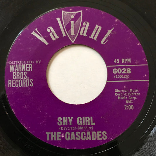 The Cascades (2) : Shy Girl / The Last Leaf (7", Styrene)