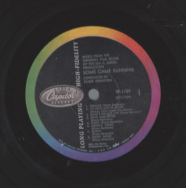 Elmer Bernstein : Some Came Running (LP, Album, Mono)