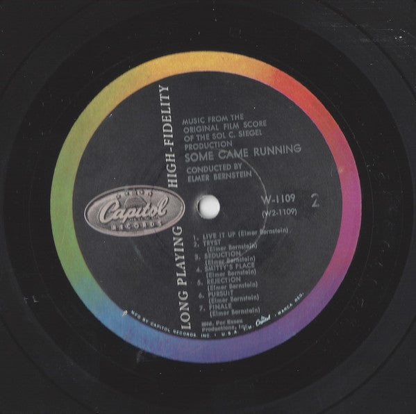 Elmer Bernstein : Some Came Running (LP, Album, Mono)