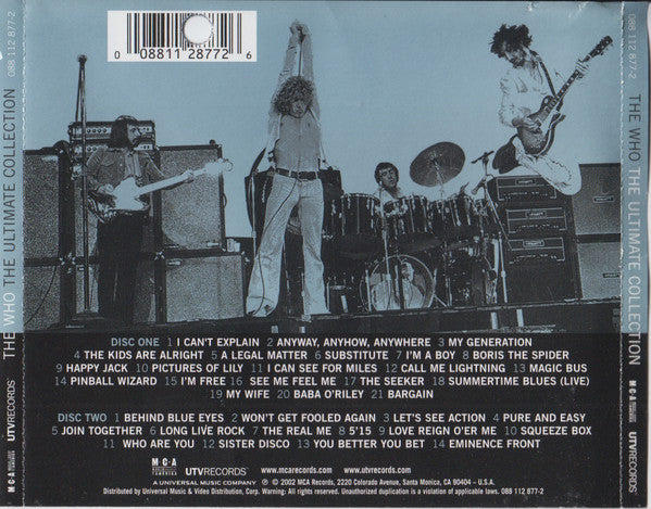 The Who : The Ultimate Collection (2xCD, Comp, RE, RM)