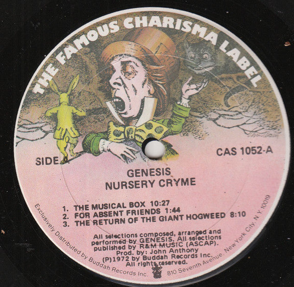 Genesis : Nursery Cryme  (LP, Album)