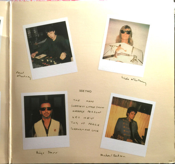 Paul McCartney : Pipes Of Peace (LP, Album, Car)