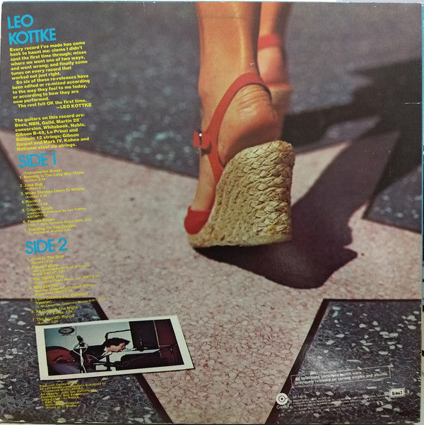 Leo Kottke : 1971-1976 "Did You Hear Me?" (LP, Comp, Jac)