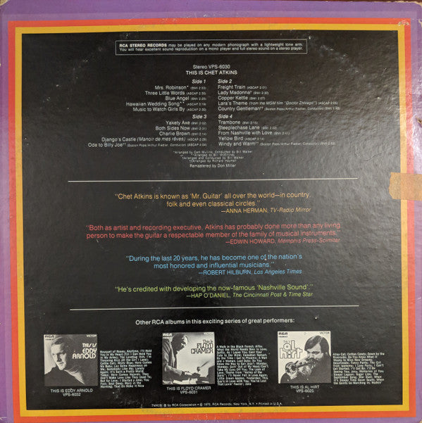 Chet Atkins : This Is Chet Atkins (2xLP, Comp, Ind)