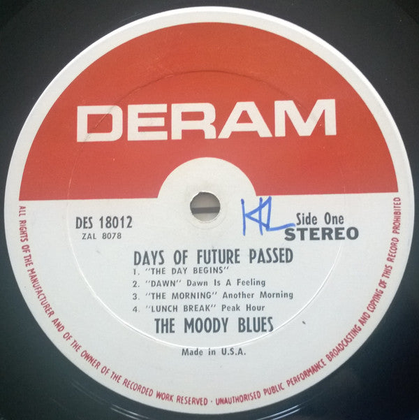 The Moody Blues With The London Festival Orchestra Conducted By Peter Knight (5) : Days Of Future Passed (LP, Album, Ter)