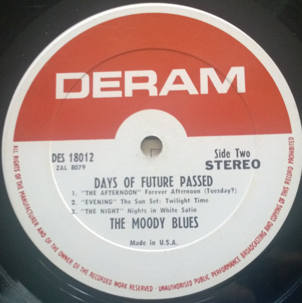 The Moody Blues With The London Festival Orchestra Conducted By Peter Knight (5) : Days Of Future Passed (LP, Album, Ter)