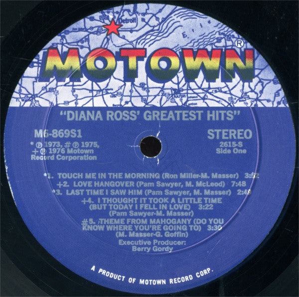 Diana Ross : Diana Ross' Greatest Hits (LP, Comp)