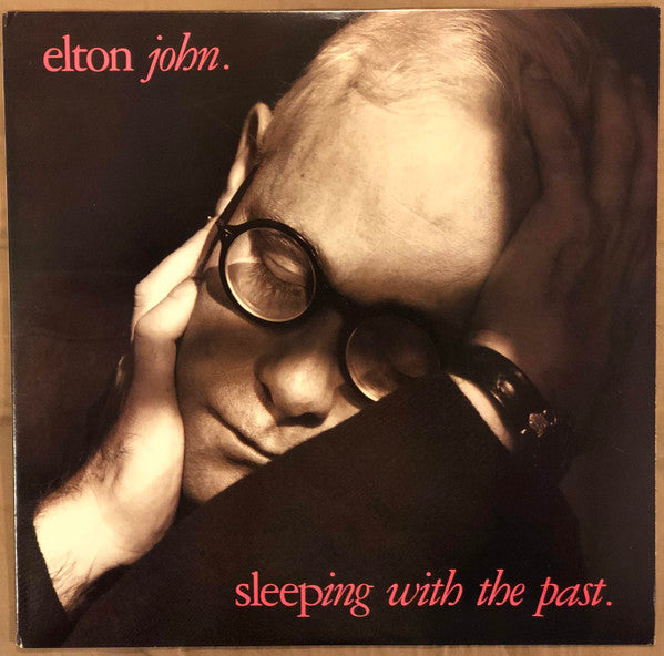 Elton John : Sleeping With The Past (LP, Album, Glo)