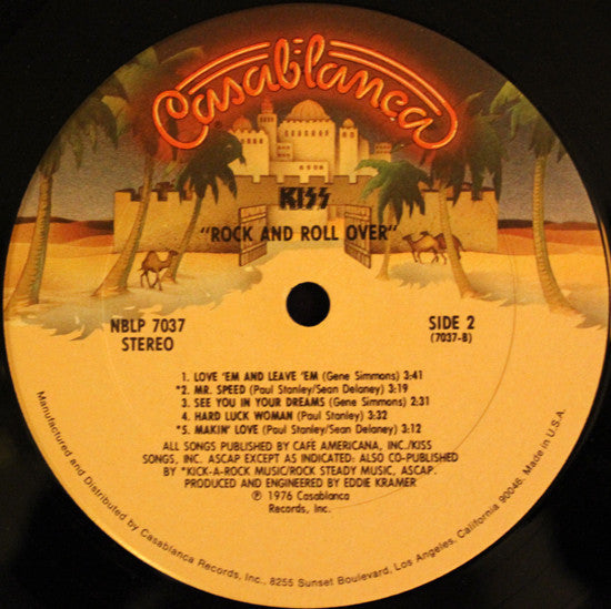 Kiss : Rock And Roll Over (LP, Album, Club, CRC)