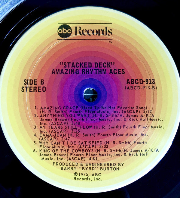 Amazing Rhythm Aces* : Stacked Deck (LP, Album, San)