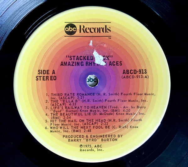 Amazing Rhythm Aces* : Stacked Deck (LP, Album, San)