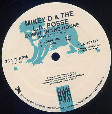 Mikey D & The L.A. Posse* : Out Of Control (12", Promo)